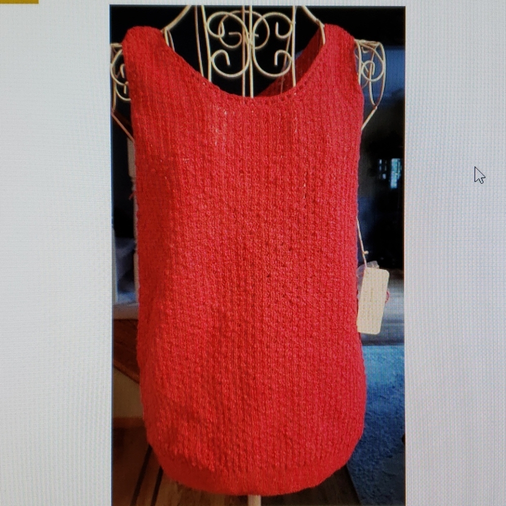 NWT Rafaella sz medium Lightweight Pink Sleeveless sweater - Picture 1 of 4